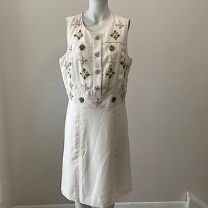 Adorable Sleeveless Dress with Starburst Embellishments